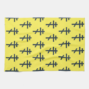 Russian Orthodox cross Kitchen Towel