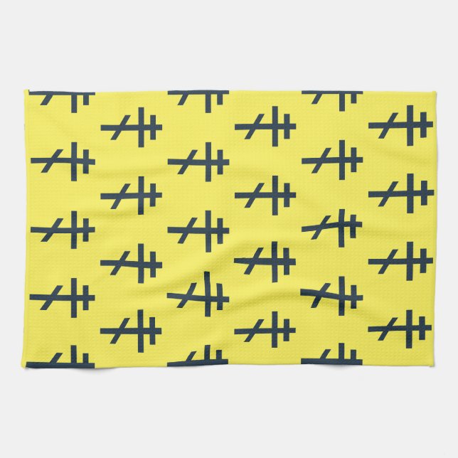 Russian Orthodox cross Kitchen Towel (Horizontal)