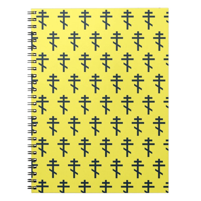 Russian Orthodox cross Notebook (Front)