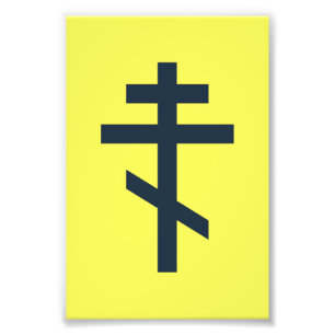 Russian Orthodox cross Photo Print