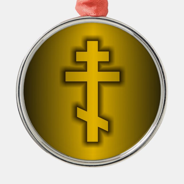 Russian Orthodox Metal Ornament (Front)