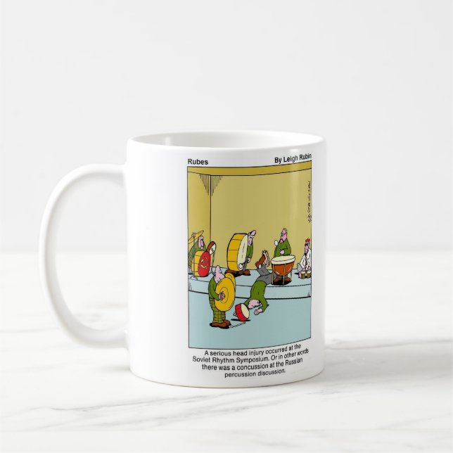 Russian Percussian Discussion Mug (Left)