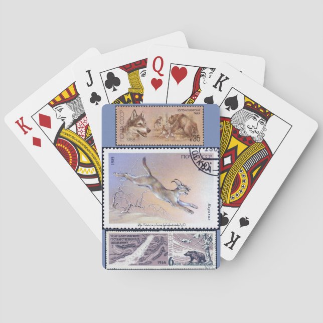 "Russian Philatelist" Playing Cards (Back)