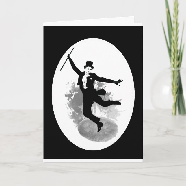 Russian Putin on the Ritz Political Funny Birthday Card (Front)