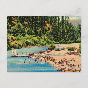 Russian River Beach Guerneville Postcard