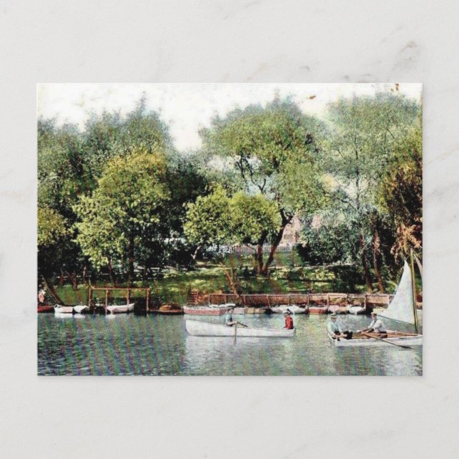 Russian River Boating  Postcard (Front)