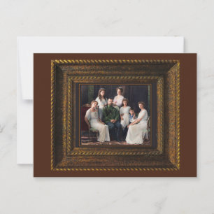 Russian Royal Martyrs Romanov Martyred 7-17-1918  Postcard