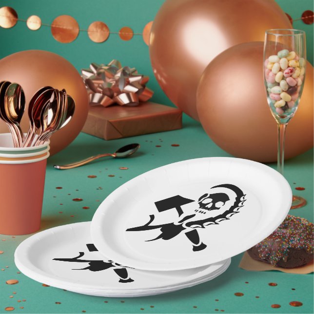 Russian Sickle and Hammer Evil Invasion Paper Plate (Multi)