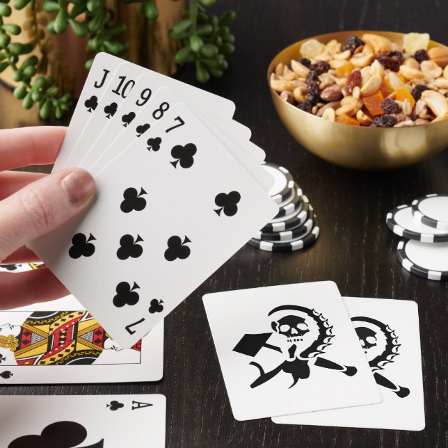 Russian Sickle and Hammer Evil Invasion Playing Cards (In Situ)