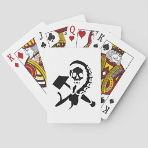 Russian Sickle and Hammer Evil Invasion Playing Cards