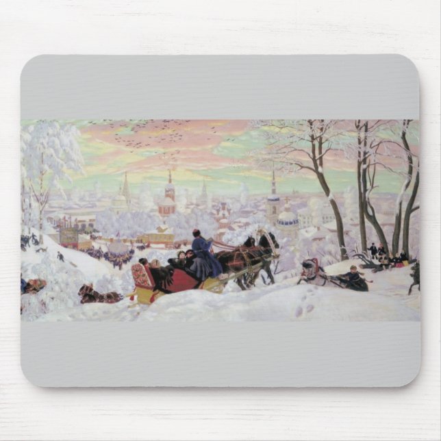 Russian Sleigh Ride Mouse Pad (Front)