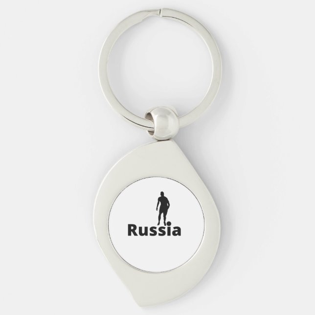 Russian soccer  keychain (Front)