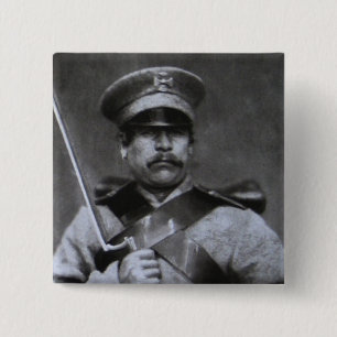 Russian soldier 2 inch square button