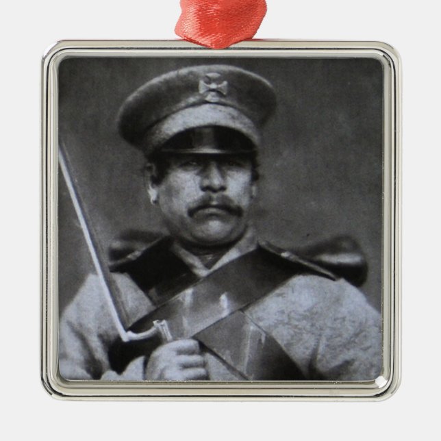 Russian soldier metal ornament (Front)