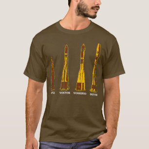 Russian Soviet Rockets T-Shirt