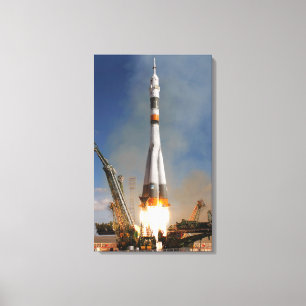 Russian Soyuz Liftoff - October 12, 2008 Canvas Print