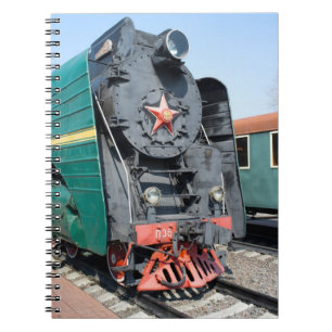 Russian steam locomotive P36-0001. Built in 1950 Notebook