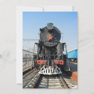 Russian steam locomotive P-0001 Victory (Pobeda).