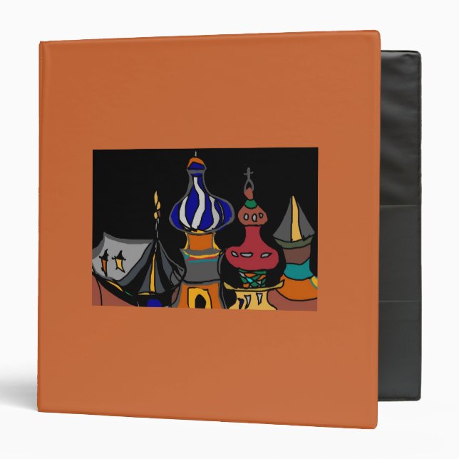 Russian Steeples Painting  >Artistic Binders (Front/Inside)