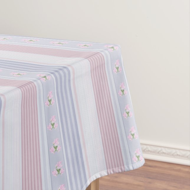 Russian, striped , patchwork tablecloth (In Situ)