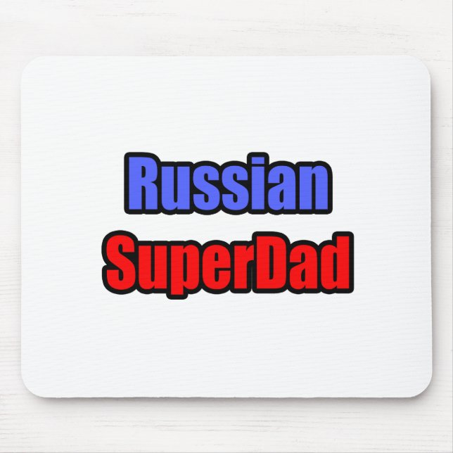 Russian SuperDad Mouse Pad (Front)