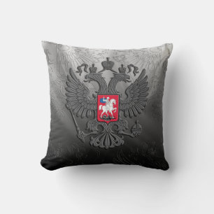Russian symbol flag throw pillow