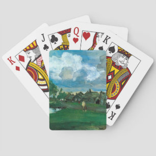 Russian Village Valentin Serov Playing Cards