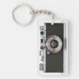 Russian VINTAGE CAMERA F Monogram DsAK Keychain