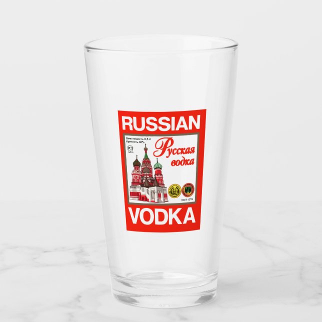 RUSSIAN VODKA GLASS (Front)