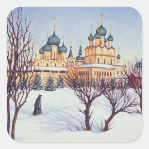 Russian Winter 2004 Square Sticker