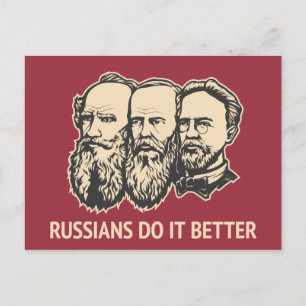 Russians Do It Better Postcard