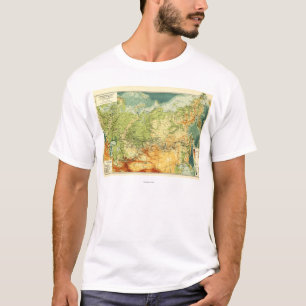 RussiaPanoramic MapRussia T-Shirt