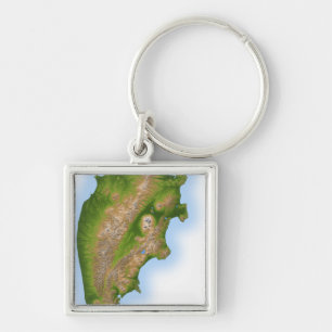 Russia's Kamchatka Peninsula Keychain