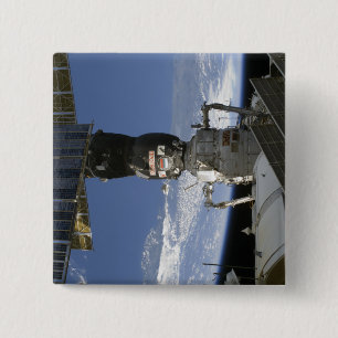 Russia's Progress 35P 2 Inch Square Button