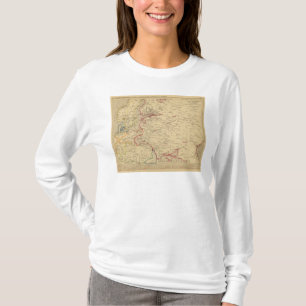 Russie, Pologne, Suede, Norwege, Danemarck en 1840 T-Shirt