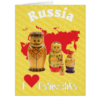 Russie - Russia Babouchka - Carte de Matrjoschka