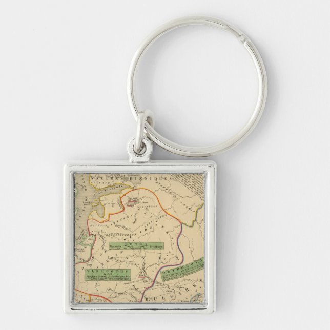Russie, Suede, Norwege Keychain (Front)