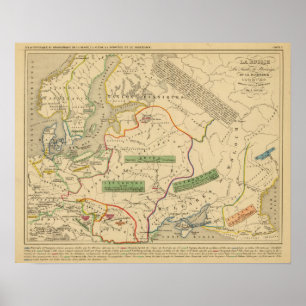 Russie, Suede, Norwege Poster