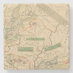 Russie, Suede, Norwege Stone Coaster