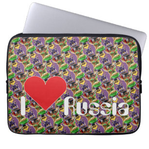 Russland - Russia Babuschka Gerätehülle 10" - 15" Laptop Sleeve