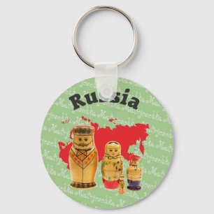 Russland - Russia Babuschka  Schlüsselanhänger Keychain