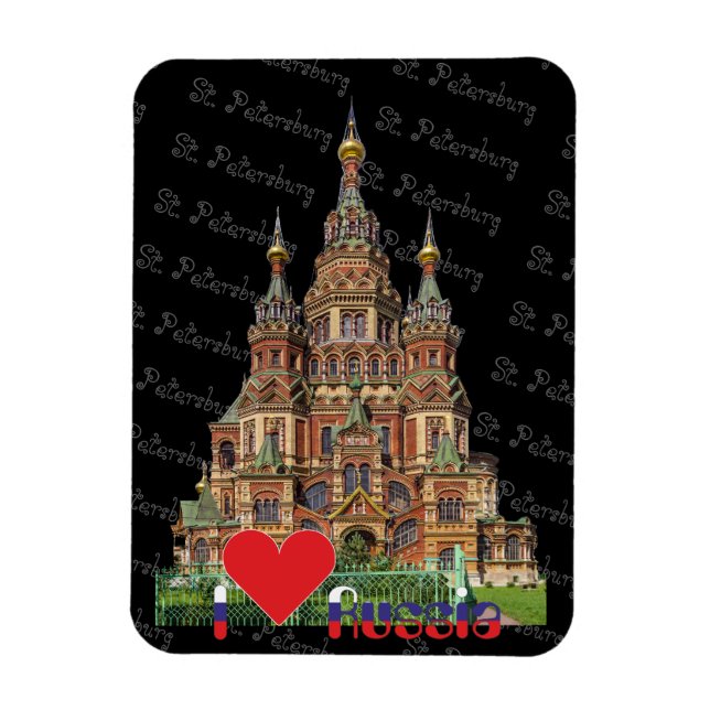 Russland - Russia Magnet (Vertical)