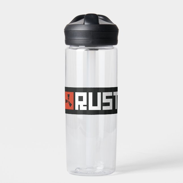 RUST Banner BRWB Water Bottle (Front)