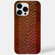 Rust Brown Modern Tribal African Arrows