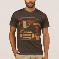 Rust Burnt Orange Brown Southwest Art-inspired