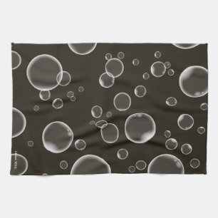 Rust Colour Bubbles Kitchen Towel Home Decor