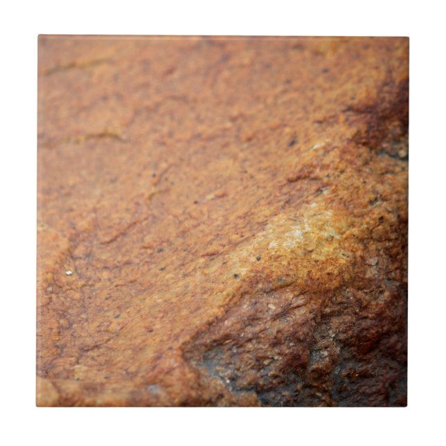 Rust Coloured Granite Rock Tile (Front)