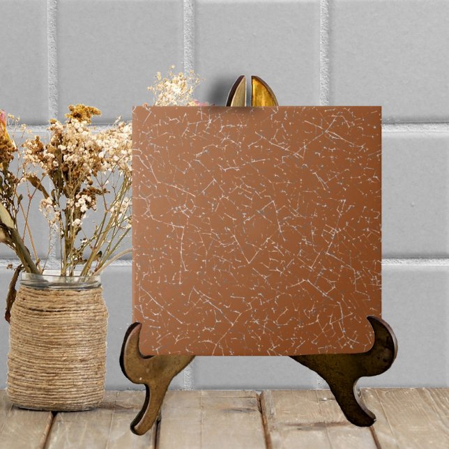 Rust Copper Crackled Glaze Simple Modern Texture Tile (Creator Uploaded)