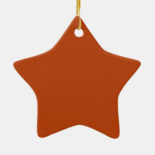 Rust Cute Single Colour Ceramic Ornament