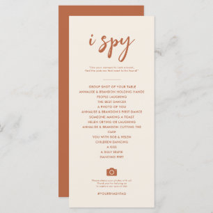 Rust Desert i Spy Mariage Hashtag menu du jeu